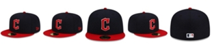 New Era Men's Navy and Red Cleveland Guardians Authentic Collection On-Field 59FIFTY Fitted Hat